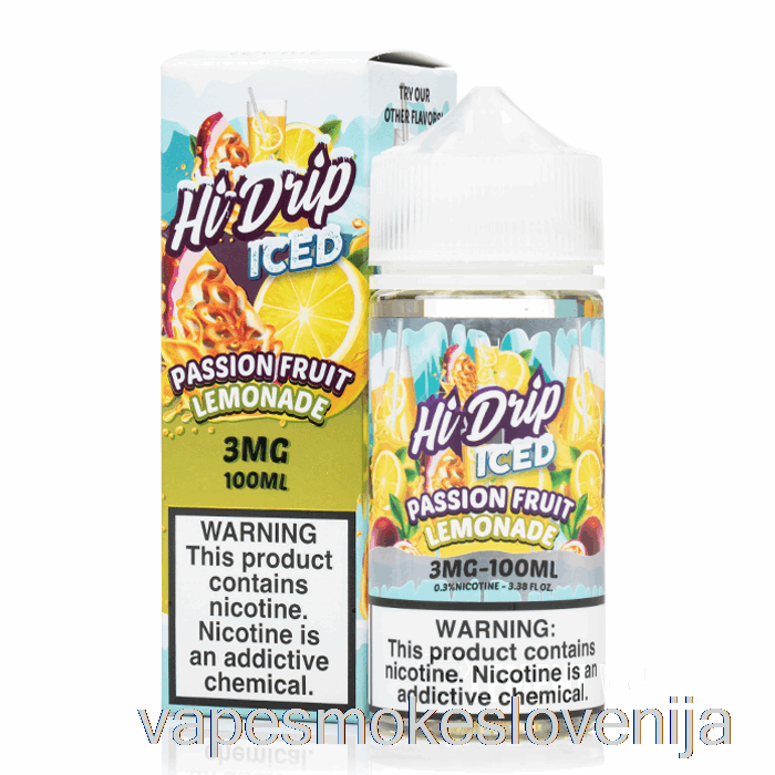 Vape Petrol Pasijonka Limonada Led - Hi-drip E-tekočina - 100 Ml 6 Mg